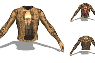 custom tattoo, custom ped, custom clothes, fivem chain, custom fivem ped