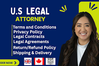 write terms and conditions, privacy policy, agreement, contract, refund policy