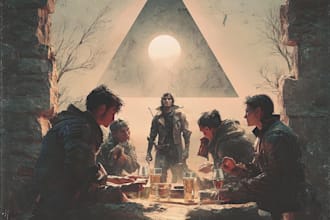 do a dnd character or dnd party art