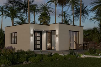 create  3d renders of your house, exteriors or landscape