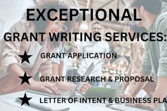 do grant research, grant proposal 501c3 nonprofit writing business plan