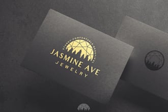 do luxury fashion, beauty, spa, or hair salon jewelry logo