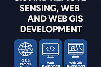 create gis maps and visualize satellite data
