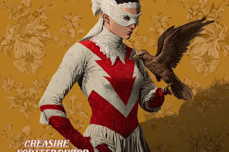 create scifi, fantasy, superhero character design