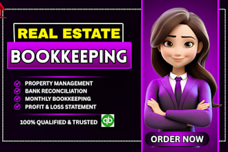 do quickbooks, xero bookkeeping clean up for real estate, airbnb, fix and flip