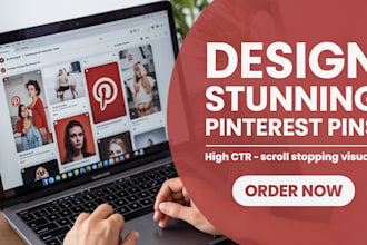 design beautiful and high converting pinterest pins