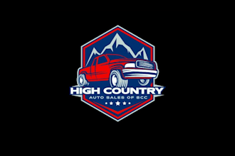 design simple masculine automotive dealership logo