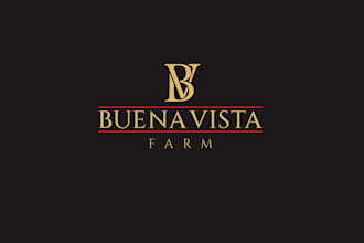 design simple solid horse farm logo
