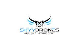 design unique sky drones logo