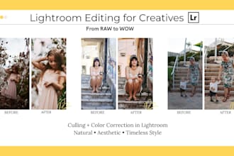 professionally cull and edit your photos in adobe lightroom