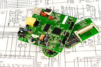 design circuit schematic pcb layout, custom multilayer electronics