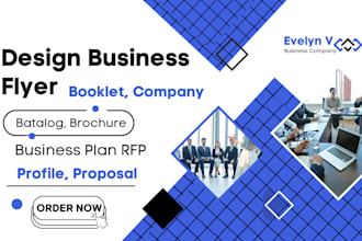 design business flyer, booklet, company, catalog, brochure, profile, proposal