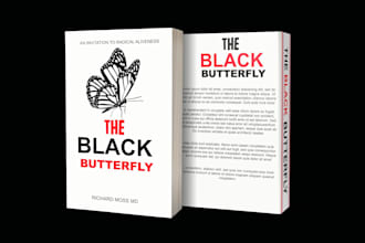 do professional book cover design or kindle cover design