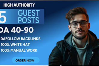 do SEO guest post dofollow back links on high traffic sites