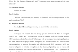 do audio transcription into text