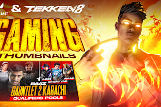 create attractive gaming thumbnails