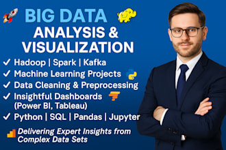 do big data analysis with data entries visualization
