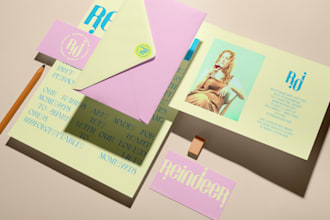 develop a corporate identity and luxury brand guidelines