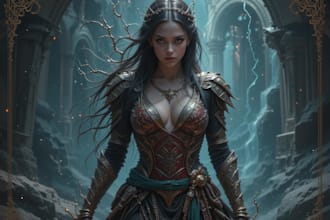 create an incredible fantasy book cover design