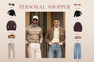 be your personal fashion stylist and online shopper