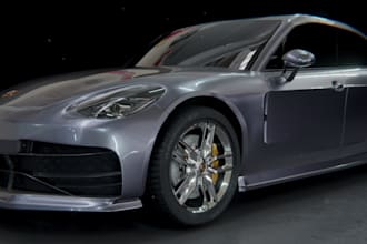 3d stunning realistic car for racing videogame, set track, ems, ac car dynamic