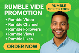 do organic promotion for your rumble video to real audience