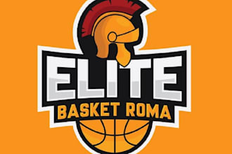 design high quality basket ball team club logo