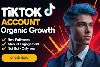 do organic grow and promote your tiktok account