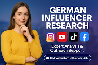 find the best lists of potential german influencers for your brand