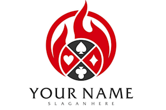 do playing cards logo with unlimited revision