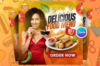 custom restaurant menu design,food flyer,modern flyer,food truck menu,price list