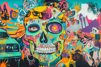 make custom graffiti art designs murals and wall arts