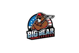 design big bear express hockey team logo