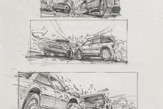 draw fan art character and comic in manga style