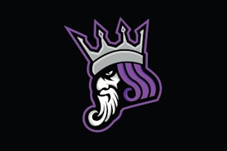 design stand out kingston kings team logo