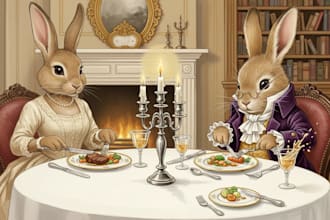 illustrate cute and engaging artwork for childrens book  and cover design