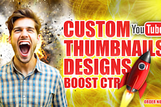 design the best youtube and minecraft thumbnails for high CTR