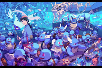 draw your pokemon art, pokemon trainer, anime pokemon art, fakemon