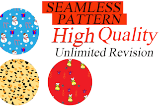 make a creative seamless pattern design