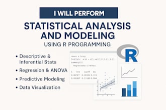 perform statistical analysis and modeling using r programming