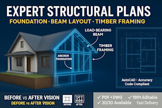 design accurate structural plans with beam layout and timber framing expertise