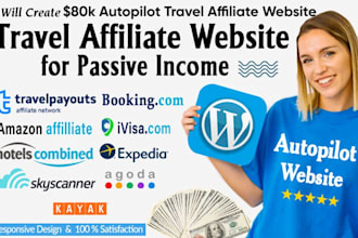 launch a fully automated travel affiliate website with booking features