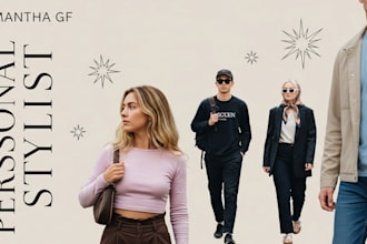 do realistic ai fashion stylist, personal stylist, hair stylist, personal shop