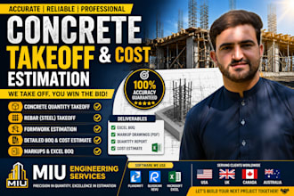 do accurate concrete material takeoff and cost estimation