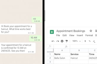 build a custom whatsapp order or booking bot for your business