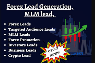 generate fresh forex crypto and investor leads MLM from your targeted country