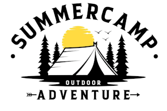 design creative summer camp logo