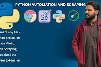 create python bots, scripts,automate jobs