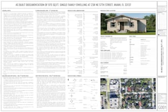 draw city permit architectural and construction drawings
