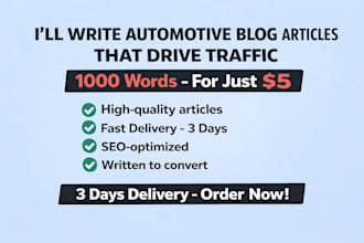 write 1000 words about auto and transportation